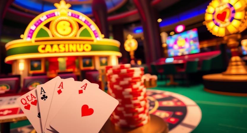 Immersive lounge-style interface of OK777 casino