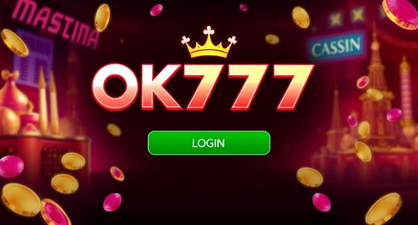Clean and intuitive OK777 login interface